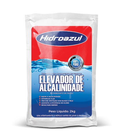 BICARBONATO DE SÓDIO ELEVADOR DE ALCALINIDADE 2 KG HIDROAZUL