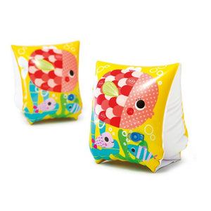 BOIA BRAÇO PEIXINHOS 23x15cm PAR INTEX