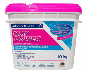 CLORO 40% OXY POWER MULTIAÇÃO ASTRAPOOL 10KG